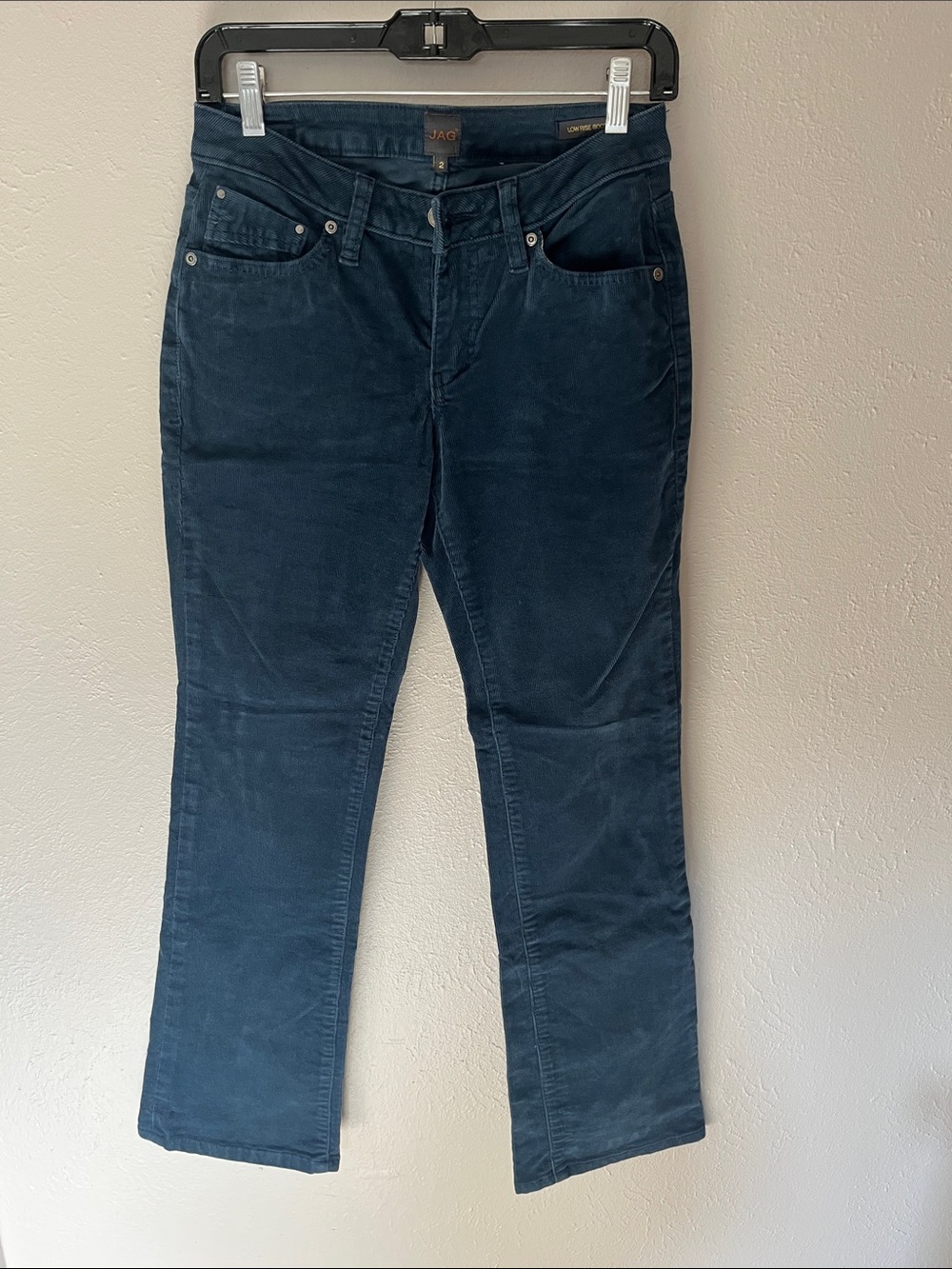 Jag Jeans Straight Leg Corduroy Jeans in Dark Teal